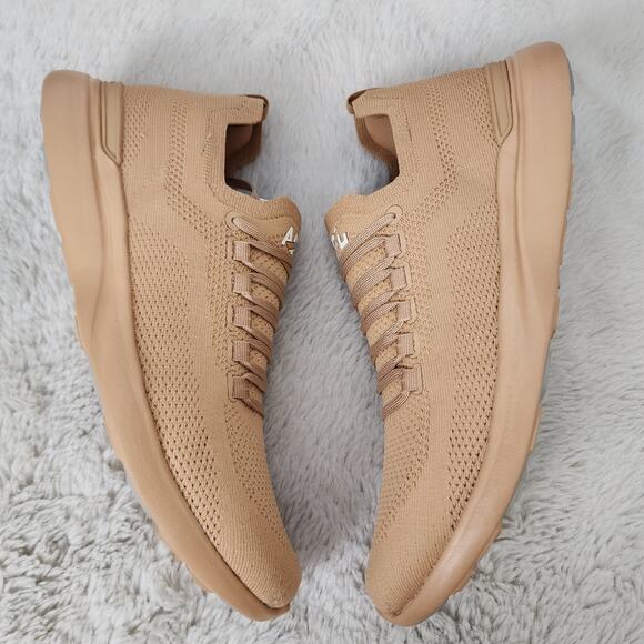 NEW APL Athletic Propulsions Lab Men's Techloom Breeze Tan Sneakers - Picture 1 of 16